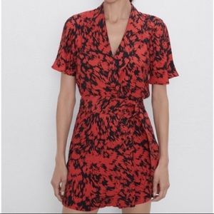 ZARA Printed Romper